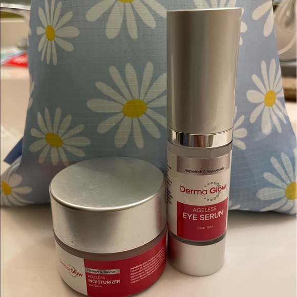 Derma Glow Skin Cream - Renew and Revive, Ageless Moisturizer & Eye Serum Bundle - Picture 2 of 2